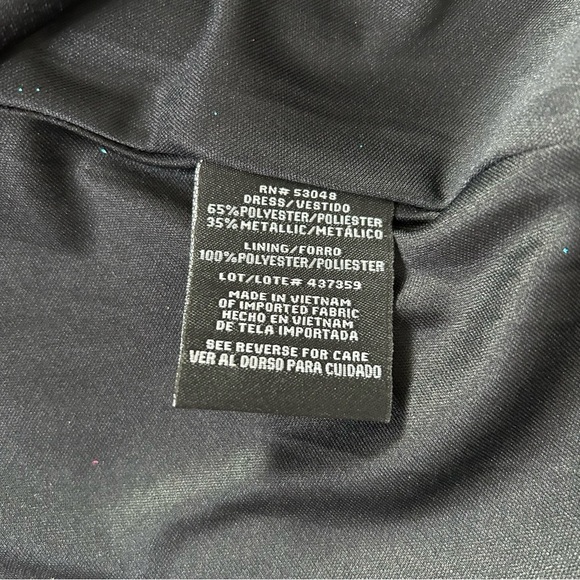 Morgan and Co Teal and Pink Evening Gown Cage Back Full Skirt Maxi Dress SZ XS - Picture 8 of 16